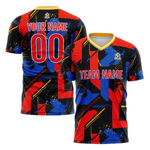 ผู้ผลิตและจำหน่ายเสื้อเจอร์ซีย์โพลีเอสเตอร์แบบซับลิเมชั่น 140 GSM ผ้าอินเตอร์ล็อค รับผลิตตามสั่ง ขายส่ง OEM พร้อมรับทำแบรนด์ส่วนตัว - Product Image 2