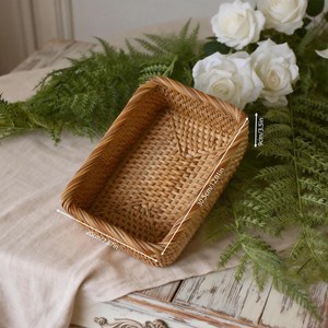 Detailed Design Rattan <b>Basket</b> Tray Hand <b>Woven</b> food <b>basket</b> Tray/ Decor Storage <b>Basket</b> Wholesale rattan morden <b>basket</b> - Product Image 5