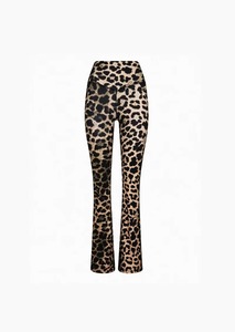 Leggings de sport pour femmes à motif abstrait, taille haute, sans couture, sublimés - Product Image 2