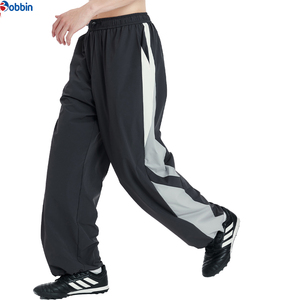 Pantalones de Hombre Transpirables con Cordón Ajustable, Pantalones Anchos de Alta Calidad para Hombre, Cintura Elástica, Bloques de Color, Franja Lateral, Pantalones Casuales de Verano - Product Image 5