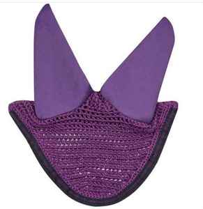 Masque anti-mouches pour chevaux avec couvre-oreilles en maille respirante, couvre-tête léger, design confortable pour l'équitation, tailles personnalisées, vente en gros - Product Image 1