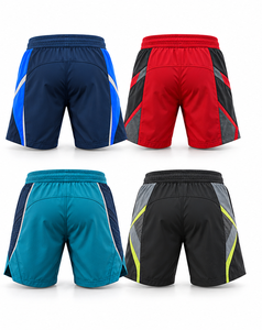 Shorts de sport pour hommes avec poches - Bleu marine, gris, rouge, noir et six autres couleurs - Fabricant de vêtements de sport et d'articles de plein air - Product Image 2