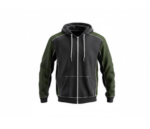 Sweat à capuche entièrement zippé, service de broderie et d'impression personnalisés, vêtements de mode d'hiver, veste à capuche pour hommes, femmes et jeunes, vêtements de sport - Product Image 6