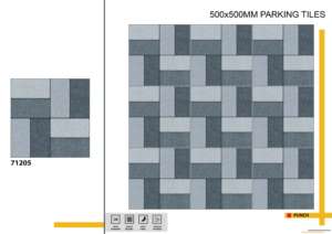 Baldosas de estacionamiento para exteriores de máxima resistencia 500X500MM diseñadas para áreas de tráfico intensivo que requieren un rendimiento fiable y duradero. - Product Image 2
