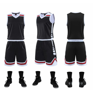 ชุดบาสเก็ตบอลขายส่งจากโรงงาน ชุดกีฬาคุณภาพสูง พิมพ์โลโก้และชื่อได้ตามสั่ง สำหรับผู้ชายและเยาวชน - Product Image 4