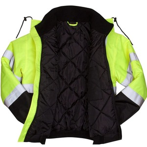 Chaqueta de Seguridad Impermeable con Patrón Invernal, Alta Visibilidad, Nivel de Protección D, Costuras Soldadas, Ropa de Trabajo de Alta Visibilidad - Product Image 2