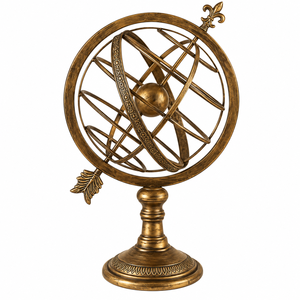 Esfera Armilar de Latón Vintage, Globo Celeste de Estilo Antiguo, Esfera Astronómica Decorativa para Decoración de Escritorio de Oficina en Casa - Product Image 4