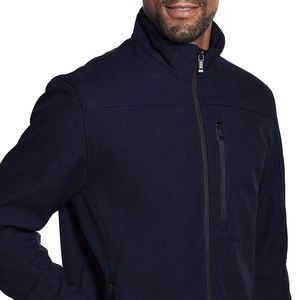Veste Softshell de Chasse en Montagne Personnalisée, Imperméable, Coupe-Vent, Écologique, avec Fermeture Éclair Avant, Teinte Unie - Product Image 4