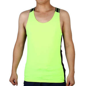 เสื้อกล้ามออกกำลังกายผู้ชายคุณภาพสูงขายดี แห้งเร็ว เหมาะสำหรับฟิตเนส สีพื้น - Product Image 1
