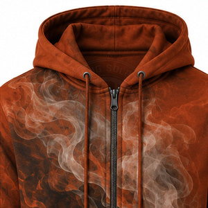 Sudaderas con capucha con cremallera de diseño clásico, material ligero para comodidad y estilo diarios. - Product Image 5
