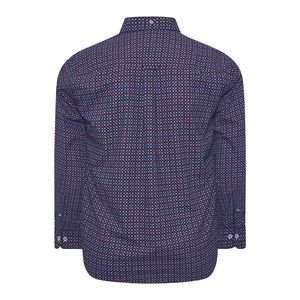 เสื้อเชิ้ตแขนยาวผู้ชายผ้าฝ้าย 100% ติดกระดุม |   เสื้อเชิ้ตลำลองแบบคลาสสิก คอปก ทอ ระบายอากาศได้ดี - Product Image 2