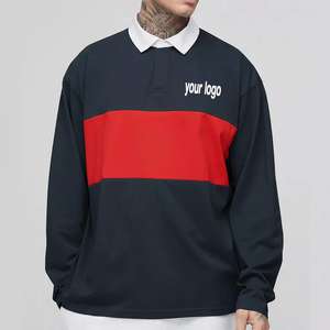 Camisa de Manga Larga para Hombre, Ajustada, Transpirable, Personalizada al por Mayor, con Patrón Sólido, Tejido de Punto de Poliéster/Algodón, Digital - Product Image 4