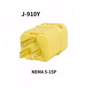 ปลั๊กไฟฟ้าแบบตรง NEMA 5-15P คุณภาพสูง ขนาดกะทัดรัด สำหรับการเชื่อมต่อไฟฟ้าในครัวเรือน - Product Image 1