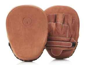 High Quality Adjustable Adult Training Boxing Punching <b>Focus</b> <b>Pad</b> Kicking Palm <b>Pads</b> Waterproof PU Leather Hand Grips - Product Image 3