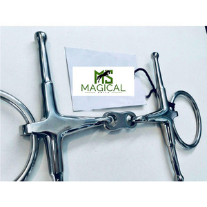 Mors de cheval sur mesure de haute qualité, mors à étrier à anneau lâche, mors Fulmer à maillons français, mors de cheval en stock - Product Image 5