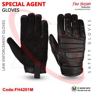 Venta al por mayor de guantes de agente especial de alta calidad Guantes tácticos de rappel Guantes de cuero de seguridad de Pakistán - Product Image 3