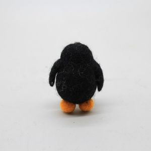 Handmade Felt Penguin Mini Figure Round Shape Lovely Cotton <b>Craft</b> Hanging Ornament Christmas Tree Decor - Product Image 2