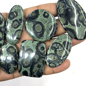Jaspe Kambaba naturel, cabochon, pierres précieuses en vrac, formes variées, 20-30 mm, livraison rapide en gros - Product Image 1