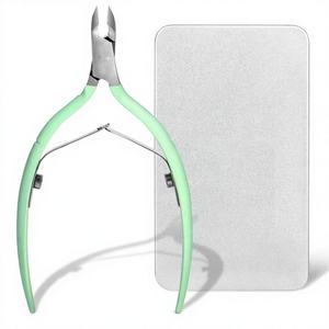 Green Color Handle Non Slip Product Easy to Use Good Selling Make Own Nail Nipper by Beauty Concept International - Product Image 1