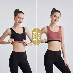 Fitness Sports <b>Bra</b> Women Front Design Adjustable Straps Yoga Wear Breathable Wireless Support High <b>Stretch</b> Top - Product Image 6