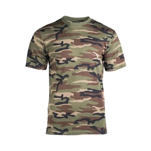 Camouflage Breathable Summer Hunting T-Shirts Woodland Camouflage Hunting T-shirt Short Sleeve Men's Quick Dry T Shirt <b>Camo</b> - Product Image 4