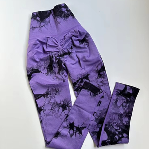 กางเกงเลกกิ้งโยคะเอวสูงแฟชั่นใหม่ล่าสุด ขายดี ยืดหยุ่นได้ เหมาะสำหรับพิลาทิส เต้น ออกกำลังกาย ฟิตเนส ใช้ได้ทุกวัน - Product Image 1