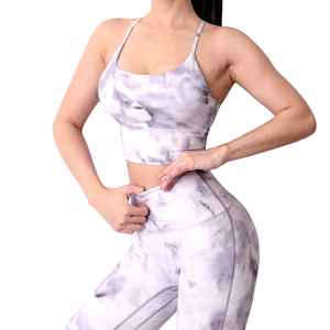 Custom Design Women New Design Comfortable Quick Dry Seamless Regular Size Solid Yoga Bra And Pants Set - Product Image 6