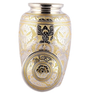 Premium Quality Handmade Pure Brass Cremation Urns Classic Design <b>Keepsake</b> for Human Pet Ashes <b>Memorial</b> Funeral Supplies Jars - Product Image 3