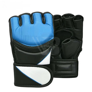 ถุงมือชกมวย MMA แบบครึ่งนิ้ว รุ่นขายดีที่สุด ดีไซน์ล่าสุด คุณภาพสูง สำหรับมืออาชีพ ผลิตในปากีสถาน - Product Image 2