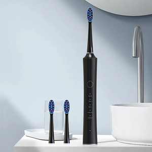 <span class=keywords><strong>Brosse</strong></span> à dents électrique <span class=keywords><strong>sonique</strong></span> vibrante avec charge Type-C, étanche IPX7, poils doux pour hommes, femmes, couples et étudiants - Product Image 1