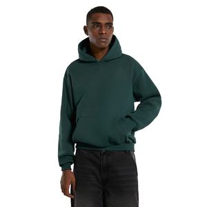 Sweatshirts à capuche d'automne pour hommes 70% coton 30% polyester blanc mélangé pull à capuche personnalisé oversize crop boxy sweat à capuche - Product Image 1