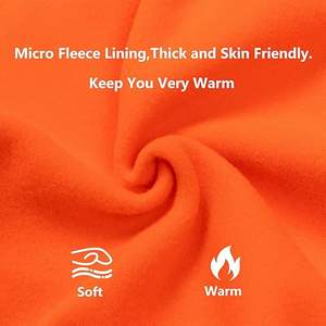 เสื้อฮู้ดฟลีซน้ำหนักเบาคุณภาพสูงสำหรับผู้ชาย สะท้อนแสงได้ เหมาะสำหรับงานก่อสร้าง - Product Image 2