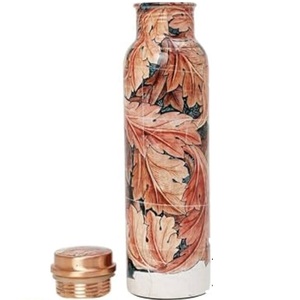<b>Drinking</b> Juices Health Benefits <b>Copper</b> Water Decorative Classic Style Premium Quality Enamel Printed <b>Copper</b> <b>Bottle</b> - Product Image 4