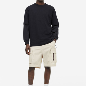 Maillot de sport en maille double couche personnalisé avec logo OEM, couleur unie, vente en gros, été - Product Image 6