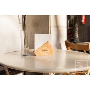 The Hungry Wooden Tissue Box Nordic Style Free <b>Standing</b> Organizer for Tabletop Use - Product Image 5