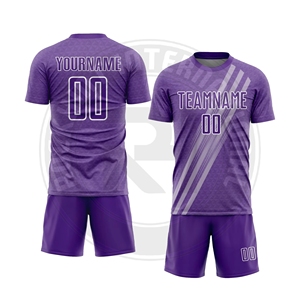 Uniforme de Fútbol para Equipos, Jersey y Pantalones Cortos de Poliéster Duradero, Tela de Secado Rápido para Clubes y Academias - Product Image 1
