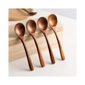 Elegante Cuchara de Madera para Servir Comida en la Mesa y Cocinar - Product Image 1
