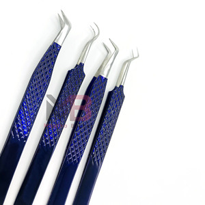 Pince à épiler en acier inoxydable haute durabilité, outil de beauté de précision, pointes fines, application précise des extensions de cils, salon professionnel - Product Image 6