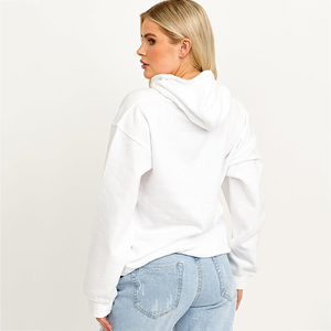 Sudadera con Capucha Personalizada para Mujer, de Poliéster y Algodón, Informal, con Estampado Gráfico, OEM, Impresión por Serigrafía, Diseño de Logotipo Personalizado, Ropa Urbana - Product Image 2