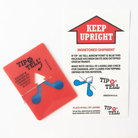 Indicateur de basculement visuel Tip N Tell pour la surveillance des emballages de transport et la manutention des marchandises