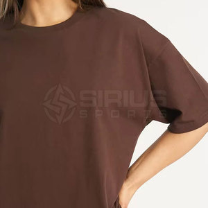 Latest Design Low MOQ <b>Women</b> Summer Casual Oversized T-<b>Shirts</b> Wholesale Customized <b>Loose</b> 100% Cotton Streetwear Breathable - Product Image 6