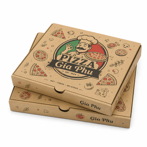 Boîtes à pizza jetables en carton pour la livraison de nourriture et l'emballage à emporter pour les restaurants, les pizzerias, les services de traiteur et de restauration rapide - Product Image 5