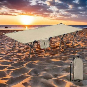Lit de camping double pliable King 210 cm - Product Image 1
