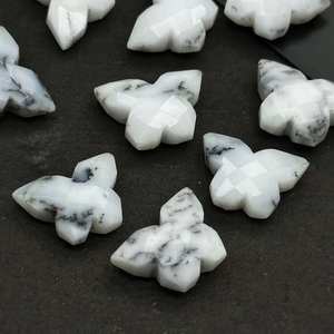 Opale en forme de papillon 14x10mm, pierre précieuse sculptée en vrac, vente en gros pour la fabrication de bijoux, fournisseur de pierres précieuses en vrac - Product Image 6
