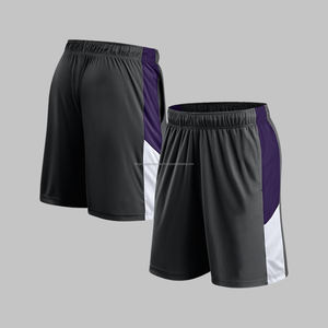 Pantalones cortos personalizados Unsex al por mayor, pantalones cortos de baloncesto de malla Floral con estampado bordado personalizado de alta calidad, Unisex - Product Image 6