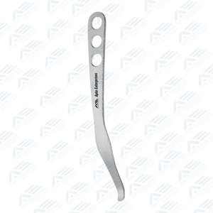 Hoja de 10,75 pulgadas de ancho, 24 Mm, palanca de hueso Hohmann, palanca de hueso Hohmann, punta redonda ancha, herramienta de elevación pélvica de 27,5 Cm - Product Image 3