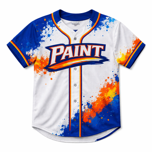 Fabricant d'uniformes de baseball OEM, tissu polyester respirant à séchage rapide, personnalisable par sublimation et broderie du nom et du numéro du joueur. - Product Image 4