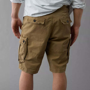 Custom Men's Summer Oversize Cotton Sport Shorts Multi-Pocket Fitness Shorts Elastic Waistband Comfortable cargo shorts - Product Image 3