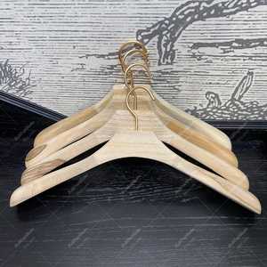 Khadim Handicrafts Wooden Carved Polygon Clothes <b>Hangers</b> Non Slip Eco-Friendly Luxury Design Wardrobe Closet Retail Display - Product Image 5