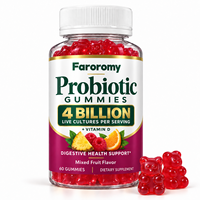 Gummies Probiotiques 4 Milliards UFC avec Vitamine D - Soutien Digestif et Immunitaire Végétalien - Saveur Fruits Mixtes 60 unités Vente en Gros Marque Privée